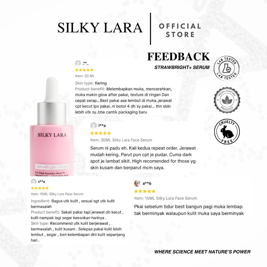 Silky Lara Strawbright Serum
