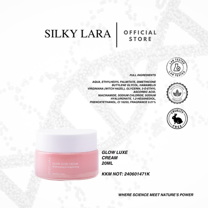 SILKY LARA COMBO C (MINI SET PENCUCI MUKA 30ML,SERUM15ML,PELEMBAB MUKA 20ML&SUNSCREEN50ML)