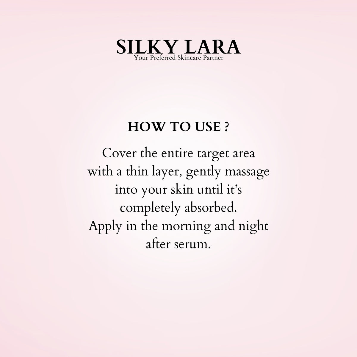 Silky Lara Glow Luxe Cream 50ML (MOISTURIZER)