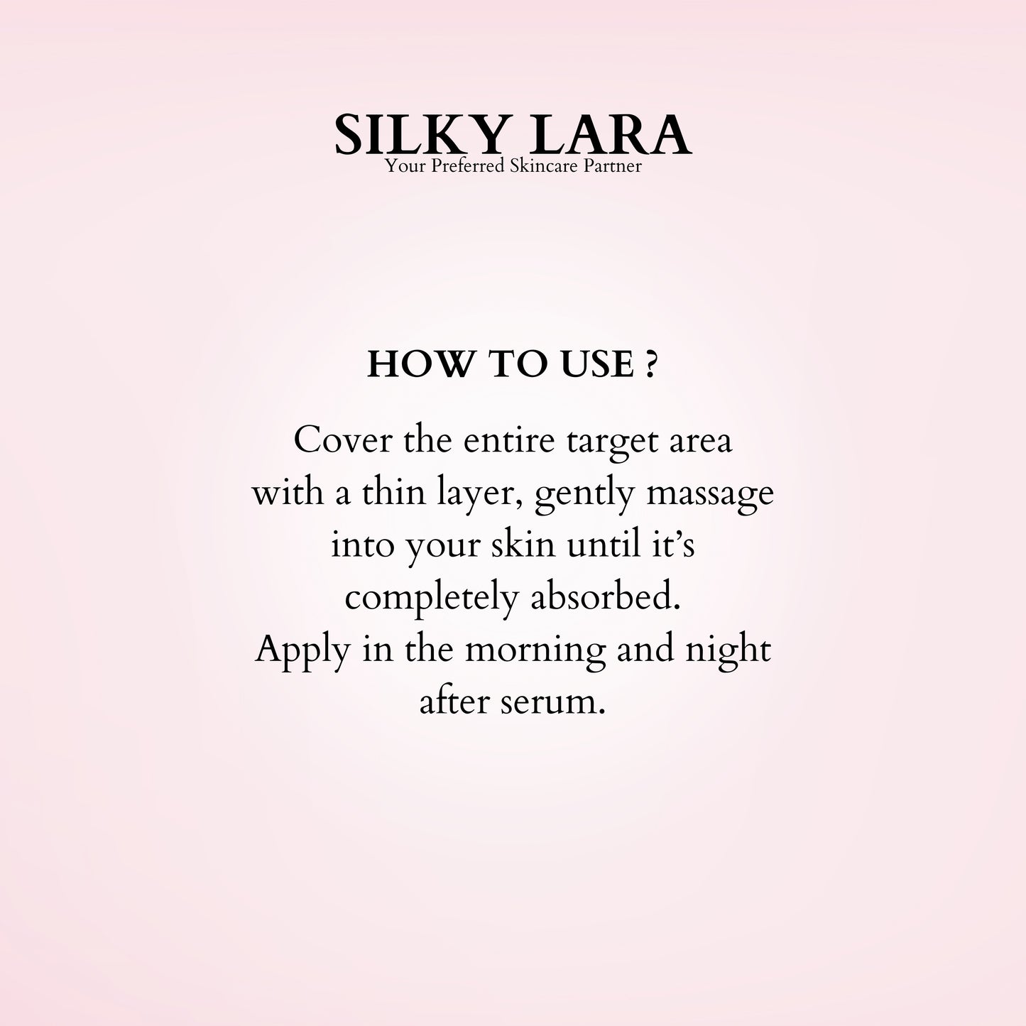 Silky Lara Glow Luxe Cream 50ML (MOISTURIZER)