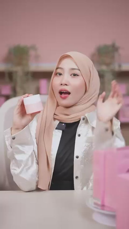 Silky Lara Glow Luxe Krim Pelembap Ringan & Semula Jadi 50ML dengan 1% Asid Hyaluronik & 3% Niacinamide untuk Kulit Berseri & Glowing